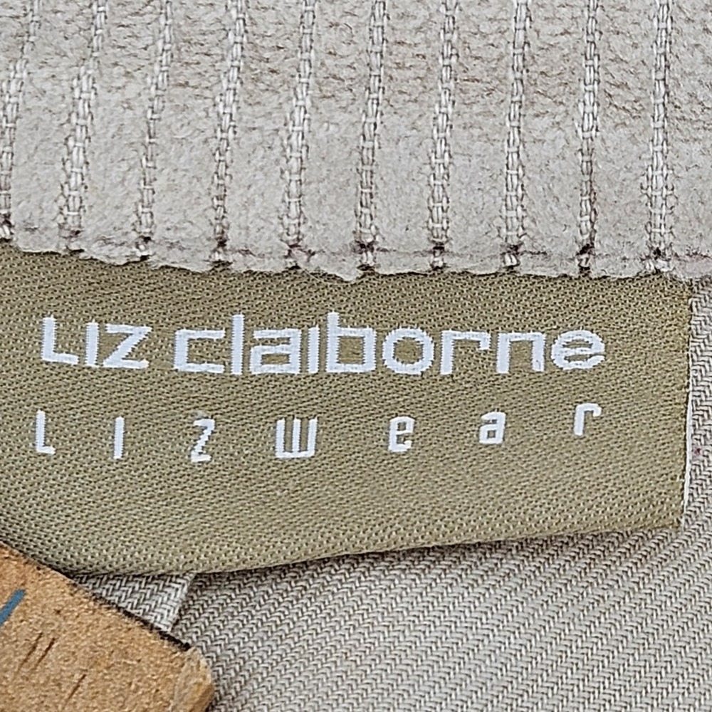 Liz‎ Claiborne Wide Whale Womens Corduroy Oversized Jacket Size M Blazer Cozy - Picture 4 of 9